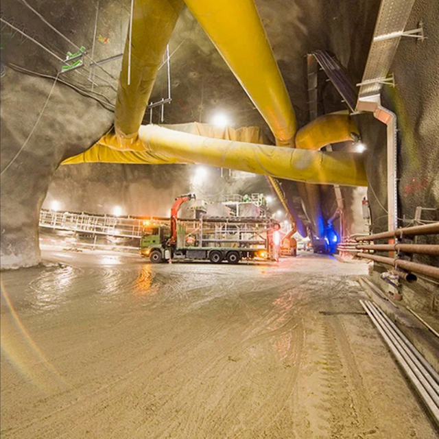 550GSM Anti Static Fr Mine Tunnel Ventilation Air Duct