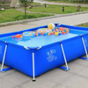 Metal Frame Pool Durable Family Rectangular Swimming Pool 2.2M*1.5M*0.6M