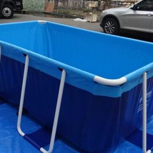 Outdoor Metal Frame Swimming Pool Swimming Pool PVC Frame Pool 10M*10M